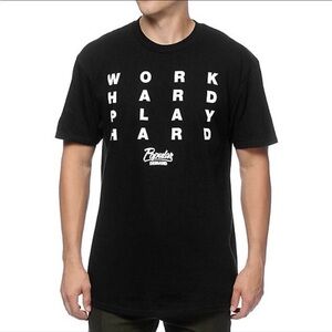 Popular Demand Work Hard Play Hard Tee